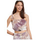 Bodytalk Γυναικείο Cropped Top with Straps